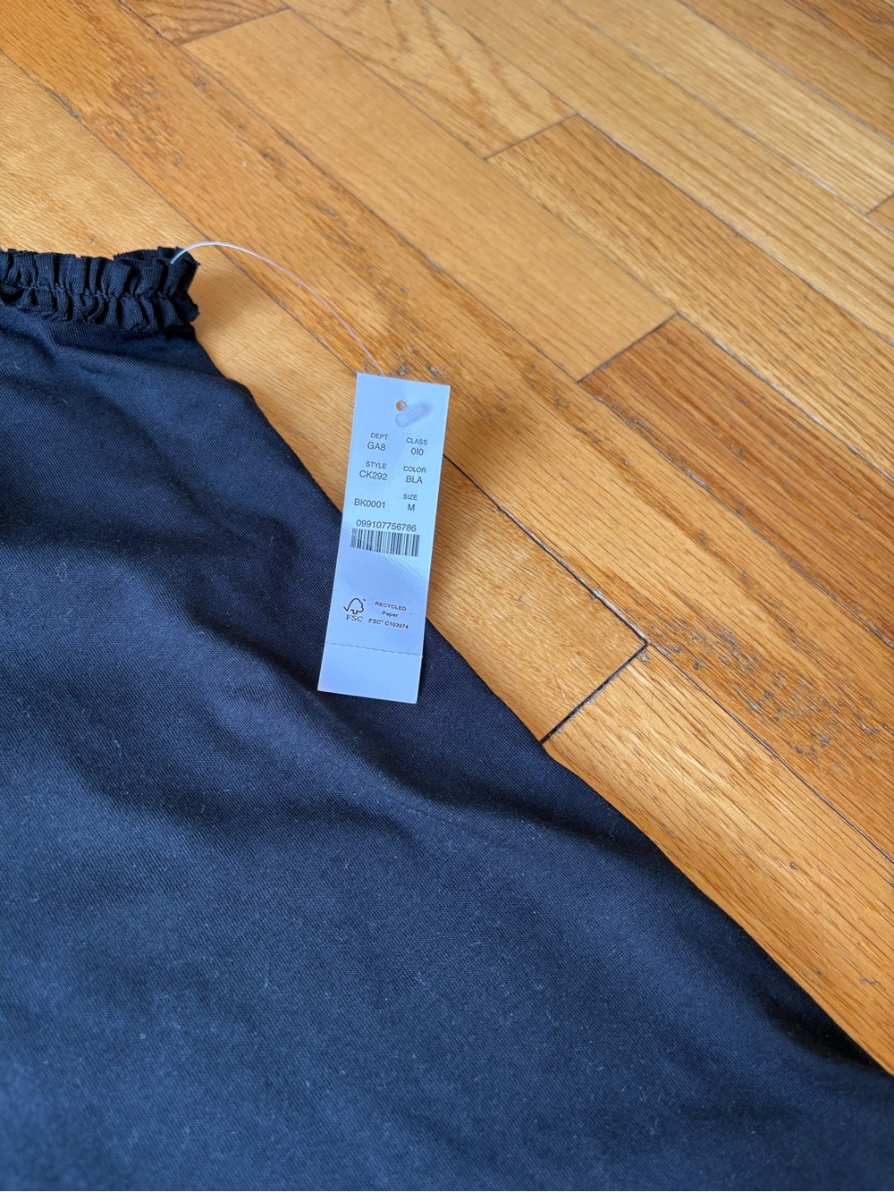 J.Crew Black Ruffle-Trim Button Front Tank - Picture 4 of 4